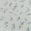 Nail Stickers - Silver Leaves