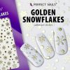 Nail Stickers - Golden Snowflakes
