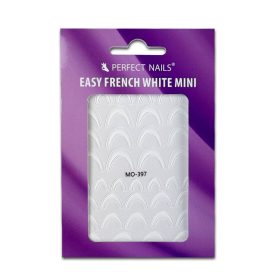 Nail Sticker - Easy French White Mini