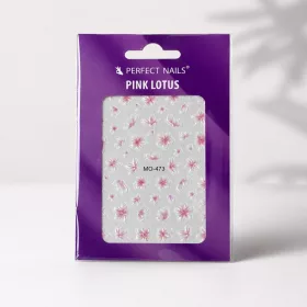 Nail Stickers - Pink Lotus