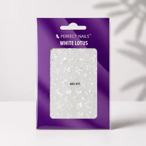 Nail Stickers - White Lotus