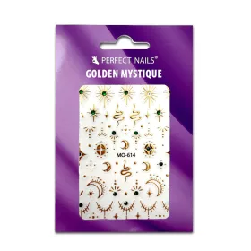 Nail Stickers - Golden Mystique 