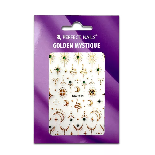 Nail Stickers - Golden Mystique 