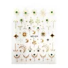 Nail Stickers - Golden Mystique 
