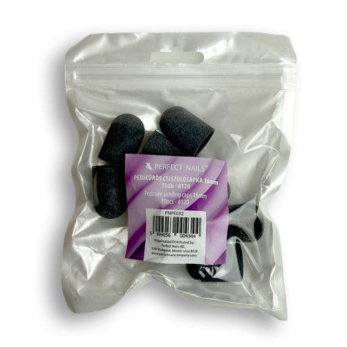 Pedicure sanding caps 16mm 10db - #120