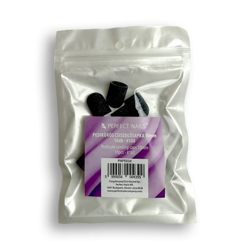 Pedicure sanding caps 10mm 10db - #180