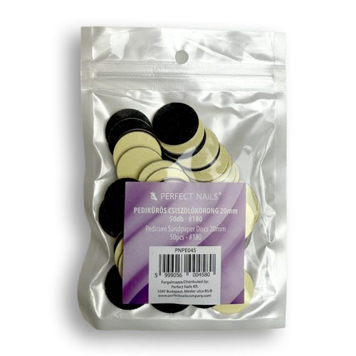 Pedicure Sandpaper Discs 20mm 50pcs - #180