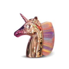   UNICORN BRUSH - Dusting brush with a unicorn shaped handle - Golden
