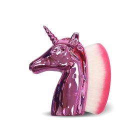   UNICORN BRUSH - Dusting brush with a unicorn shaped handle - Pink