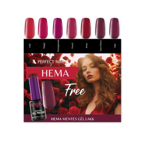 Hema Free Color Chart - Dark Red 