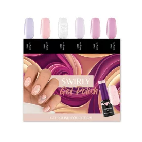 Gel Polish Color Chart - Swirly