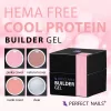Cool Protein Gel - Hema Free Builder Gel - Clear - 50g  