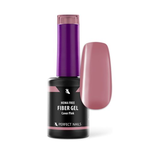 Hema Free Fiber Vitamin Base Gel - Cover Pink - 8ml