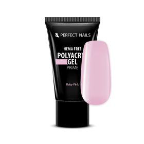   PolyAcryl Gel Prime - Hema Free Polygel in Tube - Baby Pink 60g