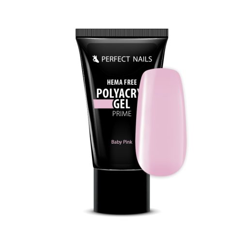 PolyAcryl Gel Prime - Hema Free Polygel in Tube - Baby Pink 60g
