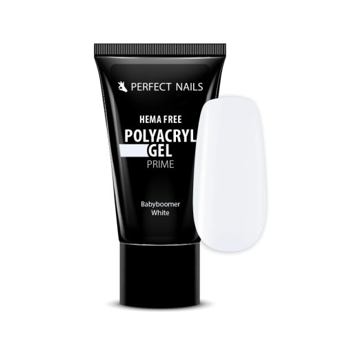 PolyAcryl Gel Prime - Hema Free Polygel in Tube - Babyboomer White 30g