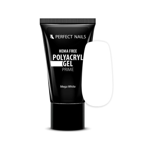 PolyAcryl Gel Prime - Hema Free Polygel in Tube - Mega White 30g