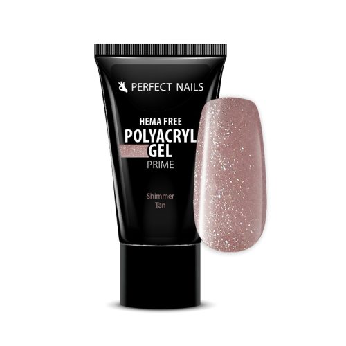 PolyAcryl Gel Prime - Hema Free Polygel in Tube - Shimmer Tan 30g