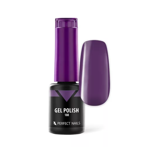Gel Polish - 188 Dark Purple - 4ml