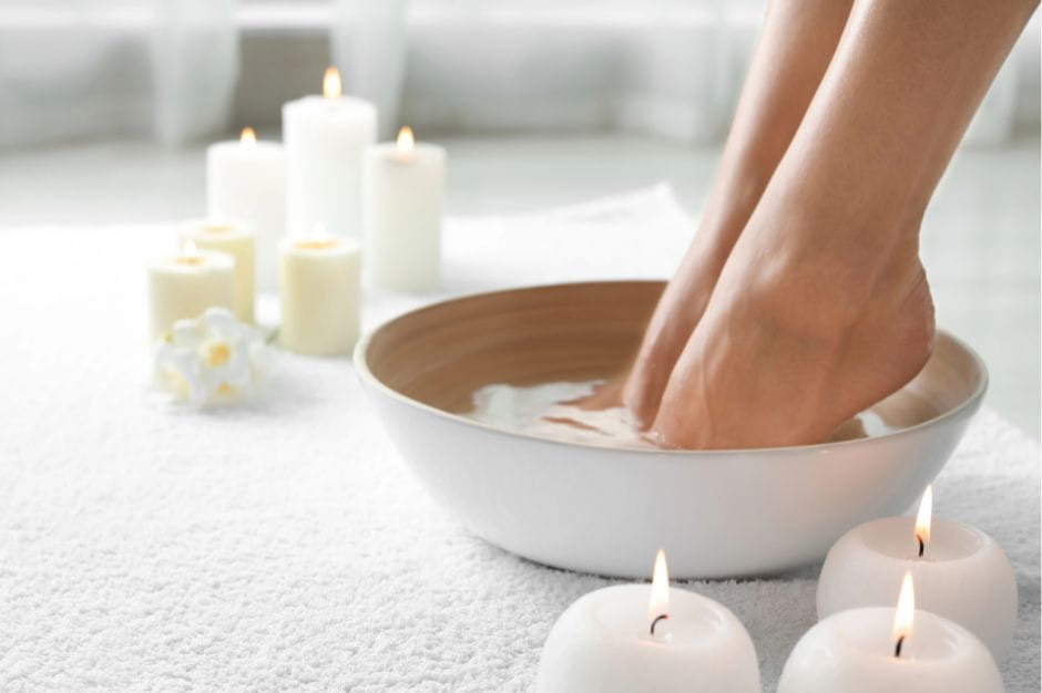 Refreshing foot care with eucalyptus – Bath salt & foot soak for soft, revitalized skin